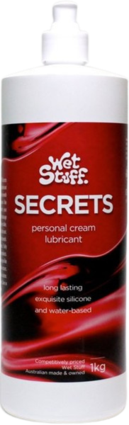Wet Stuff Secrets – Silicone-Based Lotion Lubricant for Condom Use > Lube > Hybrid - Tophatter Daily Deals