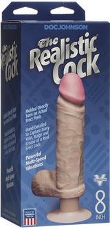 ULTRASKYN Vibrating 8 Inch – Realistic Multi-Speed Vibrator Dildo with Suction Cup Base > Vibrators > Realistic Vibrators - Tophatter Daily Deals