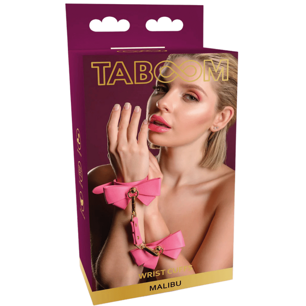 Taboom Malibu Wrist Cuffs – Vegan PU Leather Bondage Wrist Cuffs > Bondage Gear > Restraints - Tophatter Daily Deals