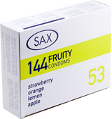 Sax Fruity Condoms 144 Pack – Bulk Condoms > Essentials > Condoms - Tophatter Daily Deals