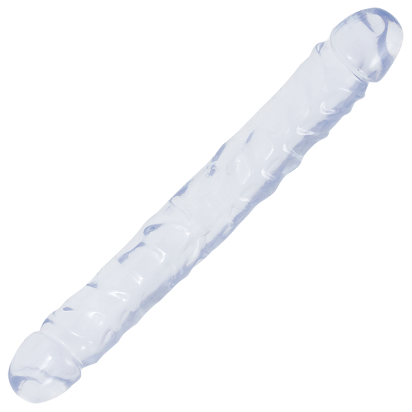 Doc Johnson Crystal Jellies Jr. Double Dong – Soft Flexible 12 Inch Double-Ended Dong > Dildos > Double Dildos - Tophatter Daily Deals