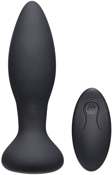 Vibe - Experienced - Rechargeable Silicone Anal Plug With Remote (Black) > Anal Range > Vibrating Butt Plugs - Tophatter Daily Deals
