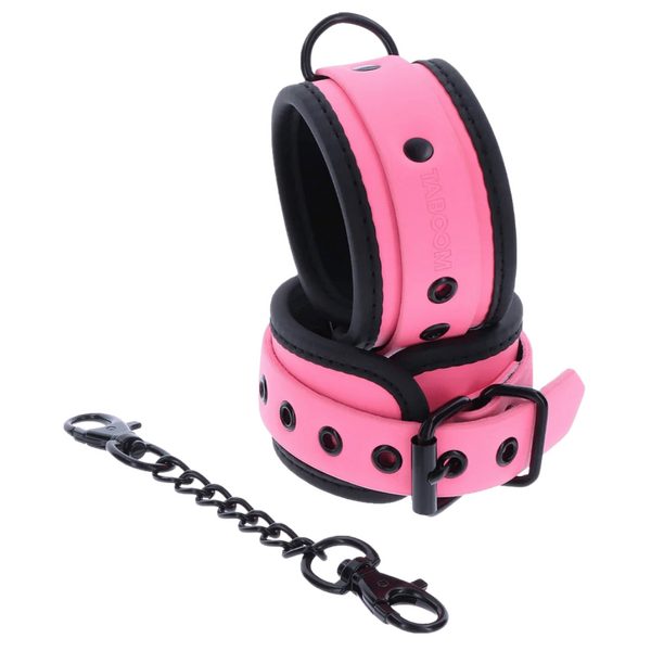 Taboom Glow Wrist Cuffs – Glow-in-the-Dark BDSM Wrist Restraints > Bondage Gear > Restraints - Tophatter Daily Deals