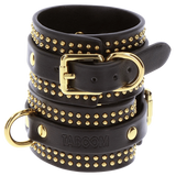 Taboom Studded Wrist Cuffs Set – Bondage Wrist Cuffs > Bondage Gear > Collars & Leashes - Tophatter Daily Deals