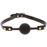 TABOOM Ball Gag – Adjustable Vegan PU Leather Bondage Accessory > Bondage Gear > Gags and Bits - Tophatter Daily Deals