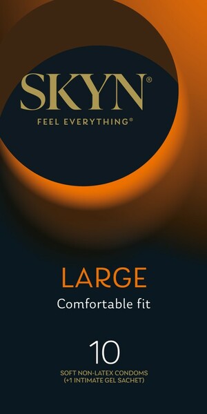 Skyn Large – Extra Comfort Polyisoprene Condoms 56mm 10 Pack > Essentials > Condoms - Tophatter Daily Deals