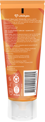 Warm Lovin Gel 80ml – Intimate Warming Gel > Lube > Water Based - Tophatter Daily Deals