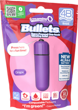 Bullets 4B Low Pitch Bass (Grape) > Vibrators > Mini Vibrators - Tophatter Daily Deals
