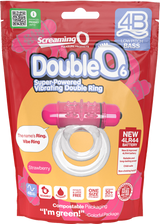 Double O 6 4B Low Pitch Bass (Strawberry) > Cock Ring > Vibrating - Tophatter Daily Deals