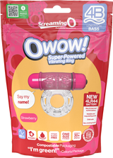 Owow 4B Low Pitch Bass (Strawberry) > Cock Ring > Vibrating - Tophatter Daily Deals