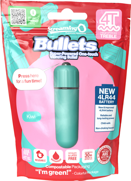 Bullets 4T High Pitch Treble (Kiwi) > Vibrators > Mini Vibrators - Tophatter Daily Deals