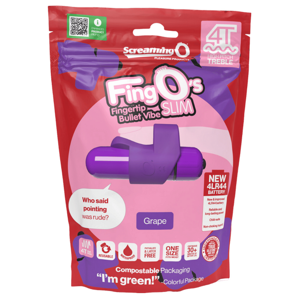 FingO Slim 4T – Waterproof Compact Finger Vibrator with High Pitch Treble Vibrations > Vibrators > Finger Vibrators - Tophatter Daily Deals