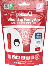 Vibrating Panty Set W/ Remote Ring 4t High Pitch Treble (Red) > Sex Toys For Ladies > Panty Vibes - Tophatter Daily Deals