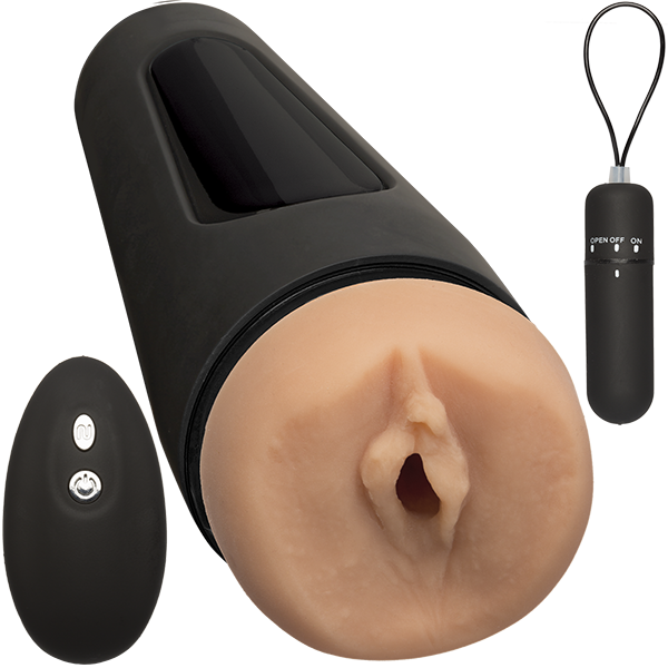 Doc Johnson Main Squeeze Original Vibro – Wireless Remote-Controlled Vibrating Masturbator > Sex Toys For Men > Masturbators > Vibrating - Tophatter Daily Deals