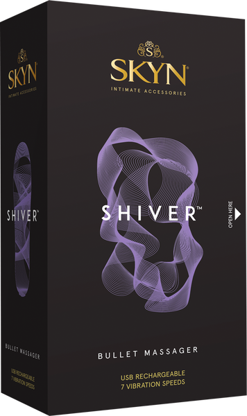 SKYN Shiver – Rechargeable Waterproof Bullet Vibrator with 7 Speeds and Modes > Vibrators > Mini Vibrators - Tophatter Daily Deals