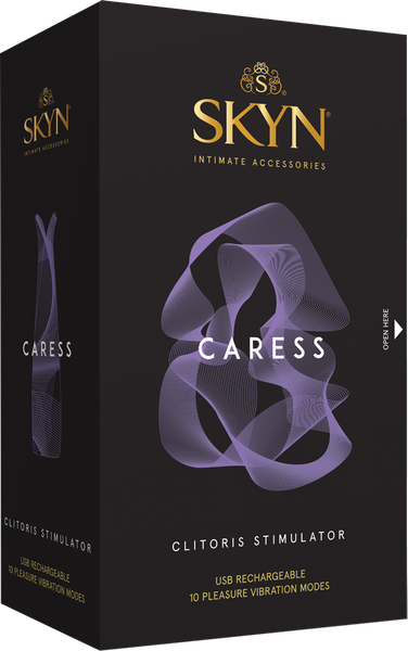 Skyn Caress – 10 Mode Vibrating Clitoris Stimulator with Ultra Soft Finish > Sex Toys For Ladies > Clitoral Vibrators and Stimulators - Tophatter Daily Deals