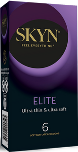 Skyn Elite Ultra Thin Non-Latex Condom – Ultra Soft Natural Feeling 6. Pack > Essentials > Condoms - Tophatter Daily Deals