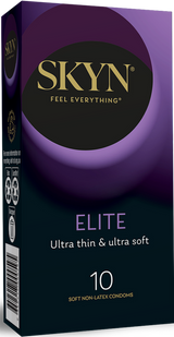 Skyn Feel Everything Elite – Ultra Thin Ultra Soft Condoms Pack of 10 > Essentials > Condoms - Tophatter Daily Deals