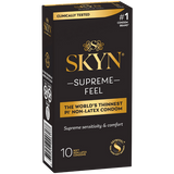 Skyn Supreme Feel – Ultra-Thin Polyisoprene Condoms 10 Pack > Essentials > Condoms - Tophatter Daily Deals