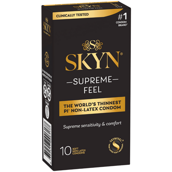 Skyn Supreme Feel – Ultra-Thin Polyisoprene Condoms 10 Pack > Essentials > Condoms - Tophatter Daily Deals