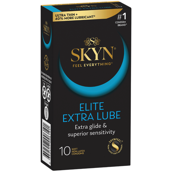Skyn Elite Extra Lube – Condom 10 Pack > Essentials > Condoms - Tophatter Daily Deals
