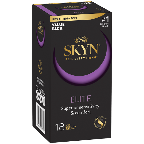 Skyn Feel Everything Elite – Ultra Thin and Soft Condoms 18 Pack > Essentials > Condoms - Tophatter Daily Deals