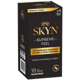 Skyn Supreme Feel – Ultra-Thin Polyisoprene Condoms 18 Pack > Essentials > Condoms - Tophatter Daily Deals