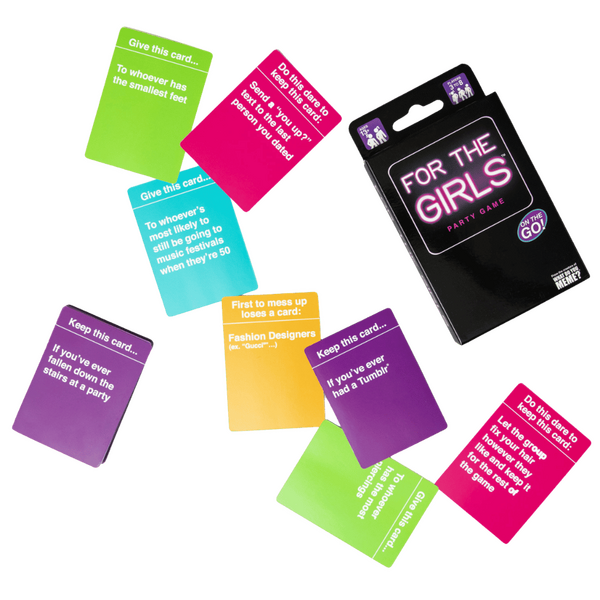 For The Girls Travel Edition – Card Game for 3-8 Players Ages 13 and Up > Novelties > Card Games - Tophatter Daily Deals