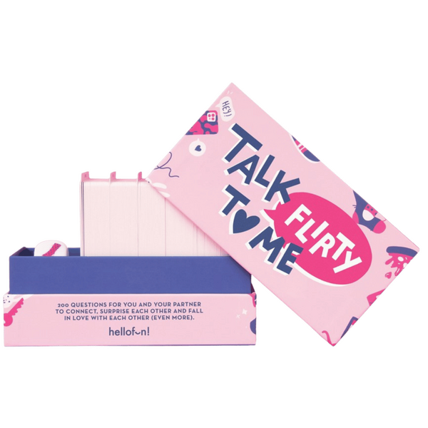 Talk Flirty To Me – Romantic Couple’s Game for 2 Players Adult Game > Novelties > Card Games - Tophatter Daily Deals