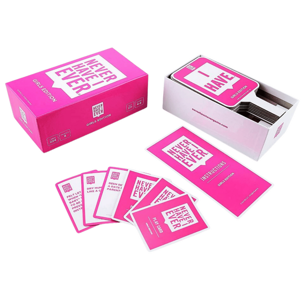 Never Have I Ever Girls Edition – Party Game > Novelties > Card Games - Tophatter Daily Deals