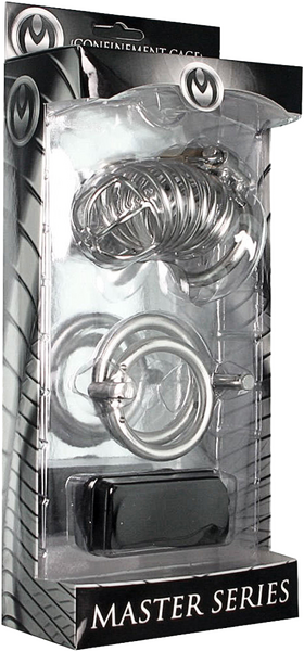 The Jail House Chastity Device – Male Locking Cage Chastity Device with Three Ring Sizes > Bondage Gear > Male Chastity - Tophatter Daily Deals