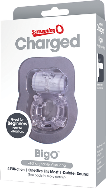 Screaming O Charged BigO – Rechargeable Vibrating Cock Ring > Cock Ring > Vibrating - Tophatter Daily Deals