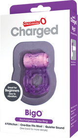 Screaming O Charged BigO – Rechargeable Vibrating Cock Ring > Cock Ring > Vibrating - Tophatter Daily Deals