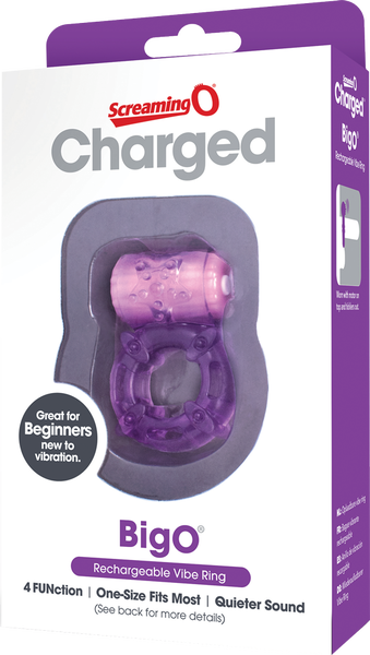 Screaming O Charged BigO – Rechargeable Vibrating Cock Ring > Cock Ring > Vibrating - Tophatter Daily Deals