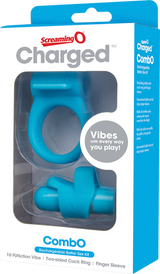 Charged Combo Kit 1 – Body-Safe Silicone Cock Ring and Fingertip Sleeve Kit > Sex Toys > Couples Toys - Tophatter Daily Deals