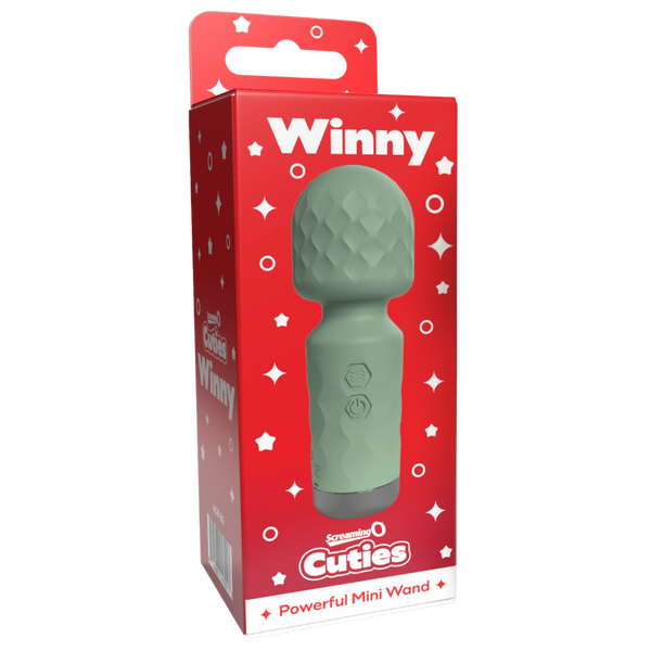 Cuties - Winny Rechargeable Mini Wand (Sage Green) > Sex Toys > Mini Massagers - Tophatter Daily Deals
