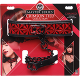 Crimson Tied Collar With Leash – Adjustable Collar and Leash Set > Bondage Gear > Collars & Leashes - Tophatter Daily Deals