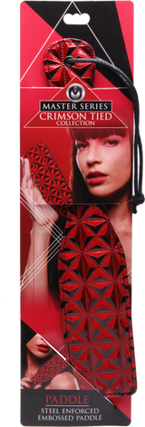 Crimson Tied Steel Enforced Spanking Paddle – Stiff Faux Leather Paddle > Bondage Gear > Paddles - Tophatter Daily Deals