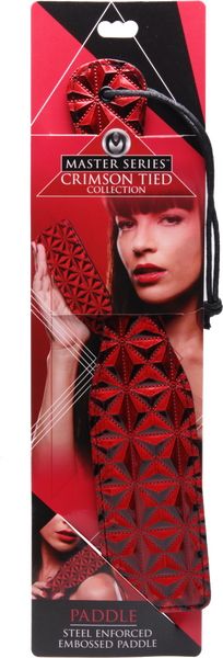 Crimson Tied Steel Enforced Spanking Paddle – Stiff Faux Leather Paddle > Bondage Gear > Paddles - Tophatter Daily Deals