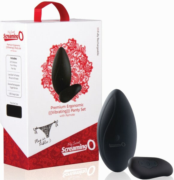 My Secret Screaming O Premium Ergonomic Remote Panty Set – Waterproof Panty Vibrator > Sex Toys For Ladies > Panty Vibes - Tophatter Daily Deals