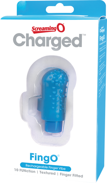 Charged Fing O – Rechargeable Mini Finger Vibrator with Vooom Technology > Vibrators > Finger Vibrators - Tophatter Daily Deals