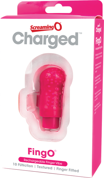 Charged Fing O – Rechargeable Mini Finger Vibrator with Vooom Technology > Vibrators > Finger Vibrators - Tophatter Daily Deals