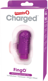 Charged Fing O – Rechargeable Mini Finger Vibrator with Vooom Technology > Vibrators > Finger Vibrators - Tophatter Daily Deals