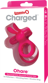 Charged Ohare – Rechargeable Double Cock Ring Rabbit Vibrator > Sex Toys > Couples Toys - Tophatter Daily Deals