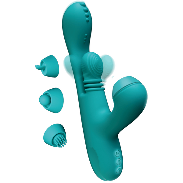 Sensa Sway – 10-Function G-Spot and Clitoral Vibrator with Replacement Sleeves > Vibrators > Ladies > Rabbit Multi - Tophatter Daily Deals