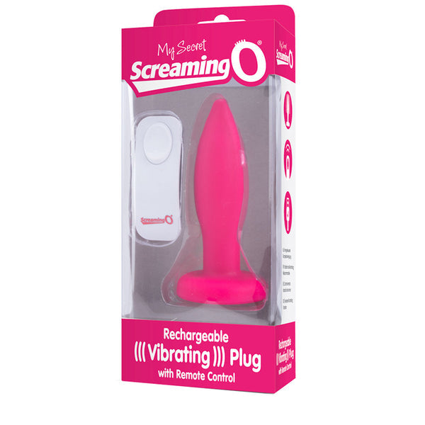 Screaming O My Secret Charged Plug – Remote-Controlled Rechargeable Vibrating Butt Plug > Anal Range > Vibrating Butt Plugs - Tophatter Daily Deals