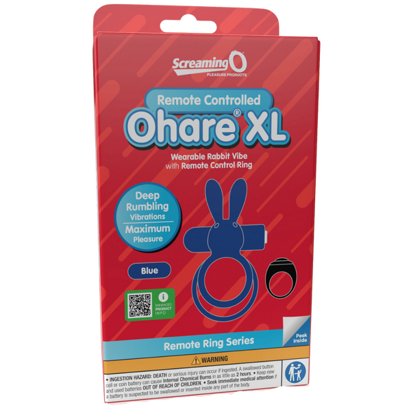 Ohare XL (Blue) – Remote-Controlled Rechargeable Waterproof Wearable Rabbit Vibrator > Sex Toys > Couples Toys - Tophatter Daily Deals