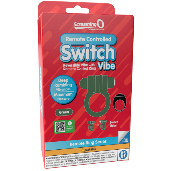 Remote Control Switch Vibe (Green) – Rechargeable Waterproof Double-Sided Vibrating Cock Ring > Cock Ring > Vibrating - Tophatter Daily Deals