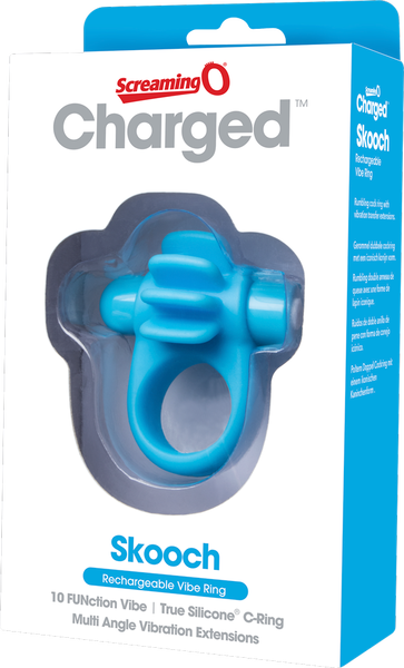 Skooch Charged – Rechargeable Vibrating Cock Ring with Textured Stimulation > Sex Toys > Couples Toys - Tophatter Daily Deals