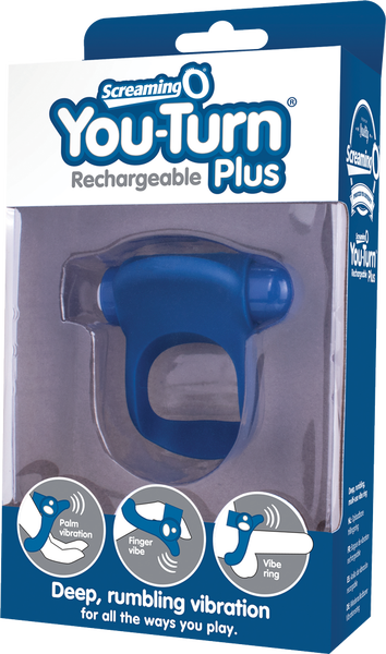 Charged You-Turn Plus – Rechargeable Vibrating Cock Ring > Cock Ring > Vibrating - Tophatter Daily Deals